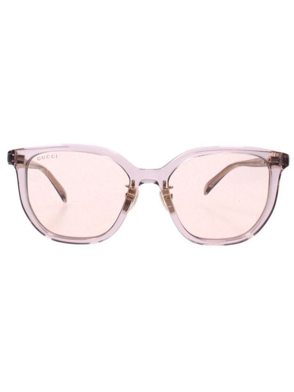 Gucci Clear Frame Square Sunglasses 54 Eyewear